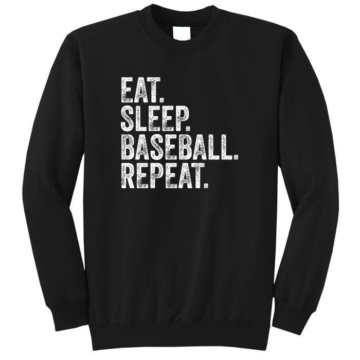 Eat Sleep Baseball Repeat Sweatshirt