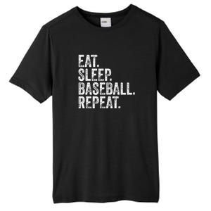 Eat Sleep Baseball Repeat Tall Fusion ChromaSoft Performance T-Shirt