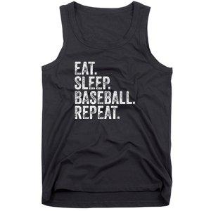 Eat Sleep Baseball Repeat Tank Top