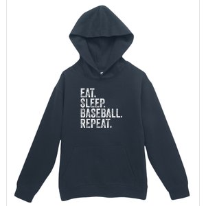 Eat Sleep Baseball Repeat Urban Pullover Hoodie