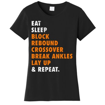 Eat Sleep Basketball Repeat Women's T-Shirt