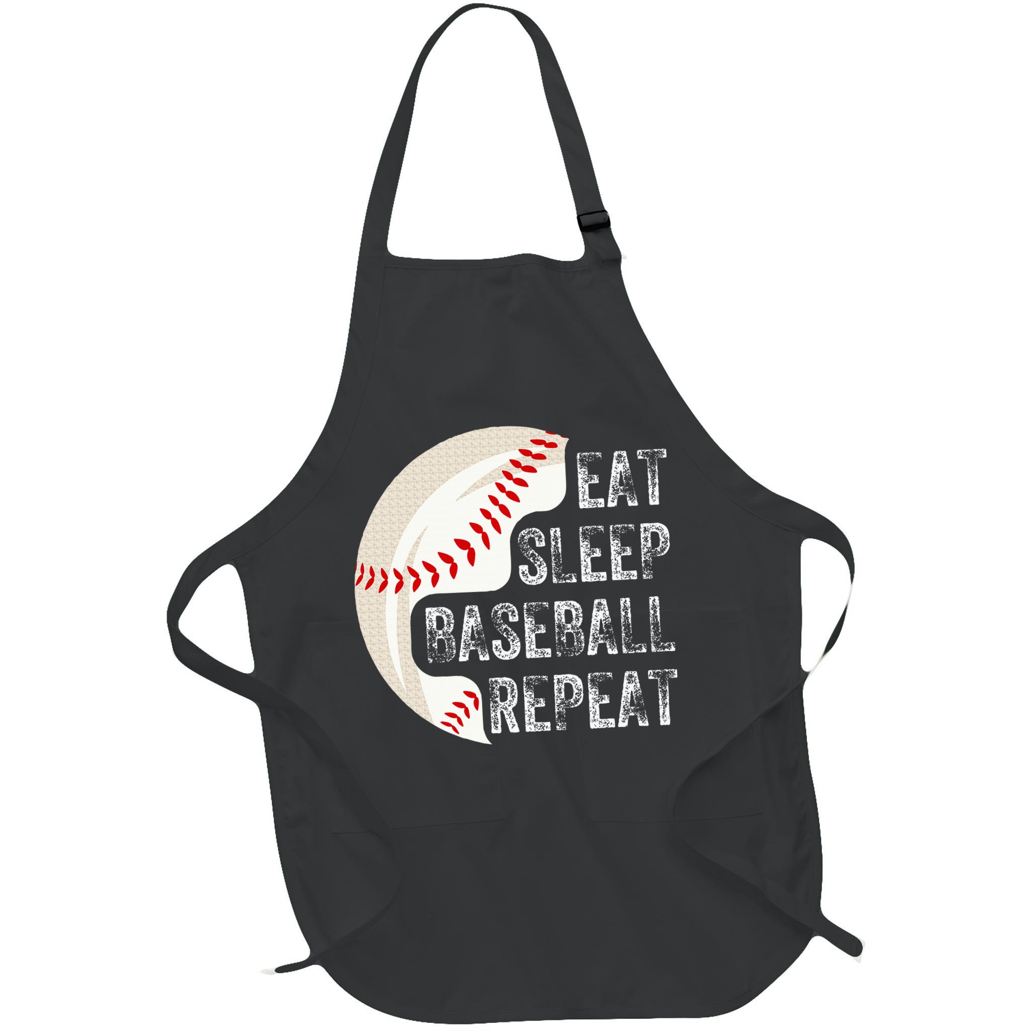 Eat Sleep Baseball Repeat Baseball Apron