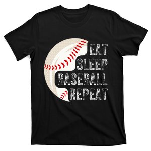 Eat Sleep Baseball Repeat Baseball T-Shirt