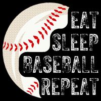 Eat Sleep Baseball Repeat Baseball 16 in Basic Backpack