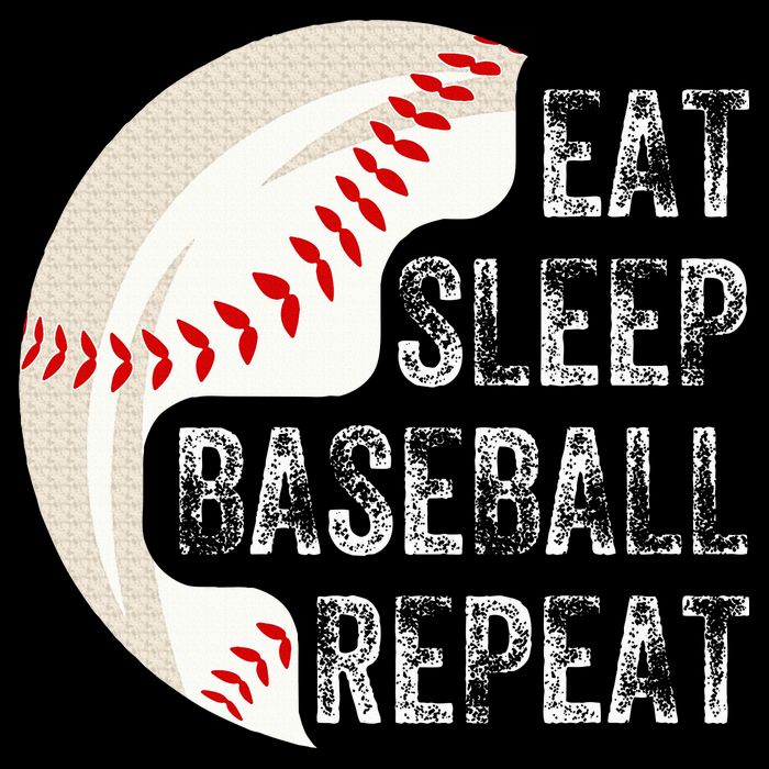 Eat Sleep Baseball Repeat Baseball 16 in Basic Backpack