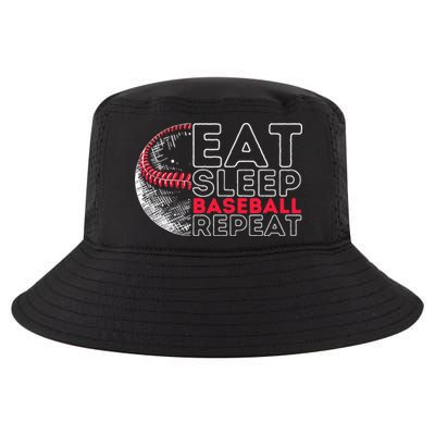 Eat Sleep Baseball Repeat Players Cool Comfort Performance Bucket Hat