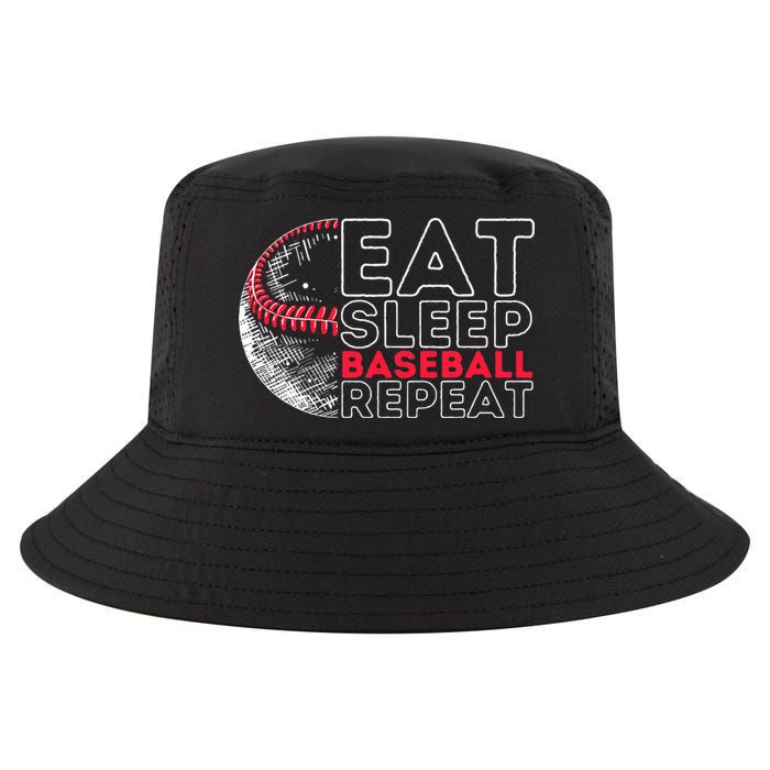 Eat Sleep Baseball Repeat Players Cool Comfort Performance Bucket Hat
