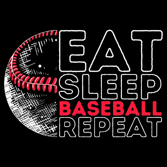 Eat Sleep Baseball Repeat Players Backpack