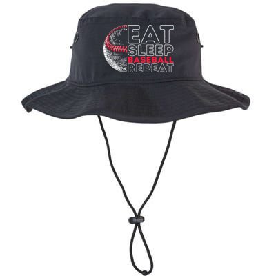 Eat Sleep Baseball Repeat Players Bucket Hat