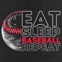 Eat Sleep Baseball Repeat Players 25L Jumbo Tote
