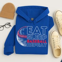 Eat Sleep Baseball Repeat Players Hoodie