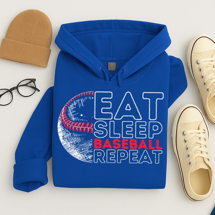 Eat Sleep Baseball Repeat Players Hoodie