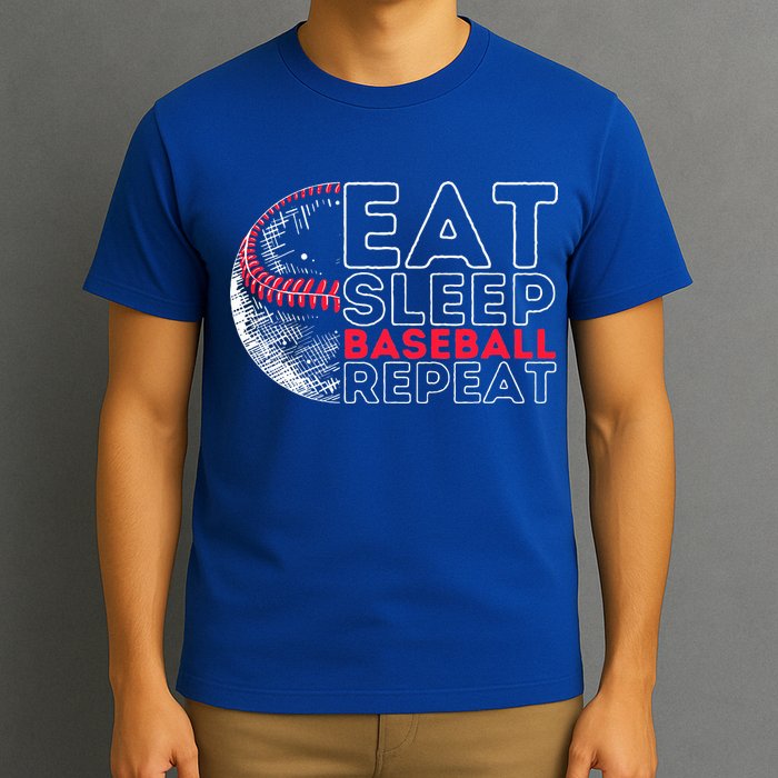 Eat Sleep Baseball Repeat Players T-Shirt