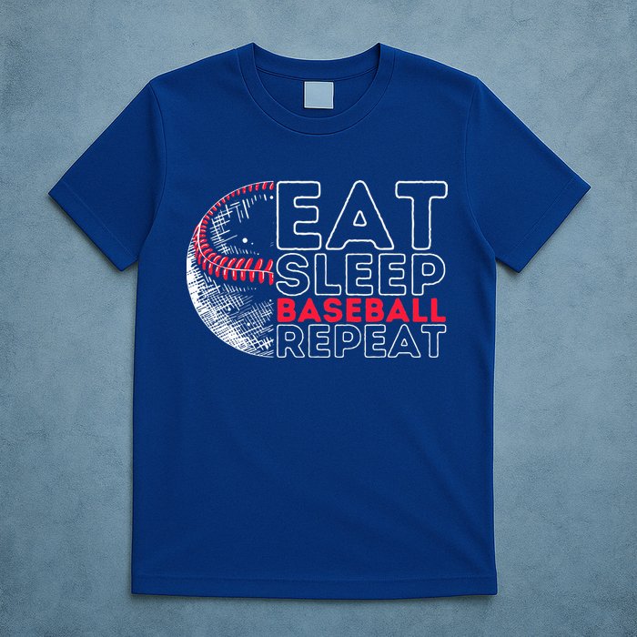 Eat Sleep Baseball Repeat Players T-Shirt
