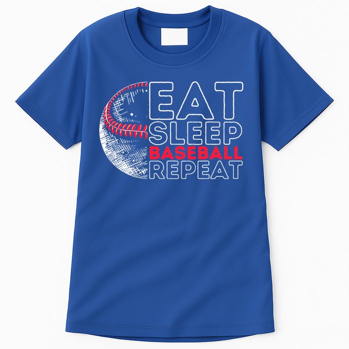 Eat Sleep Baseball Repeat Players Tall T-Shirt