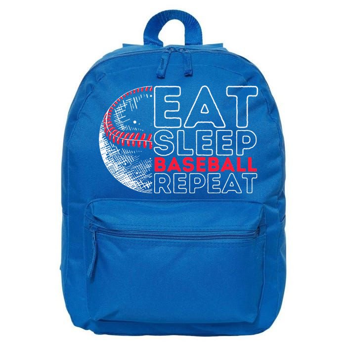 Eat Sleep Baseball Repeat Players 16 in Basic Backpack