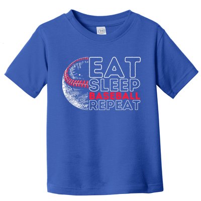 Eat Sleep Baseball Repeat Players Toddler T-Shirt