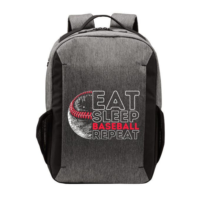 Eat Sleep Baseball Repeat Players Vector Backpack