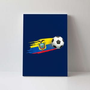 Ecuador Soccer Ball Ecuador Flag Jersey - Ecuador Football Canvas