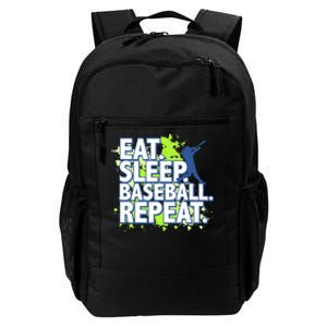 Eat Sleep Baseball Repeat Daily Commute Backpack