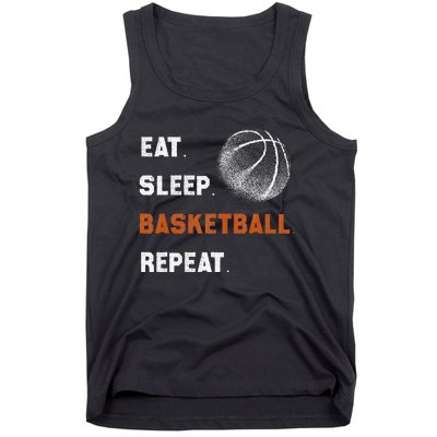 Eat Sleep Basketball Repeat Tank Top