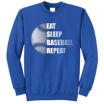 Eat Sleep Baseball Repeat Meaningful Gift Sweatshirt