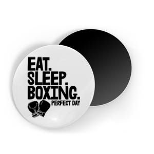 Eat Sleep Boxing Perfect Day Funny Wo Boxing Sports Love Premium Magnet