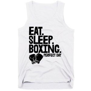 Eat Sleep Boxing Perfect Day Funny Wo Boxing Sports Love Premium Tank Top