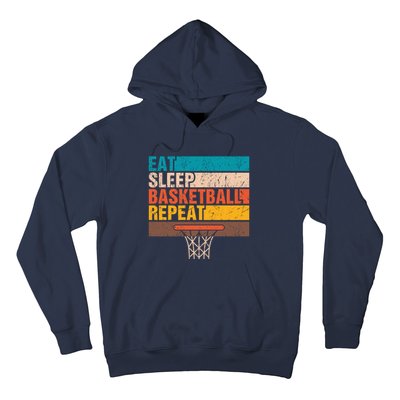 Eat. Sleep. Basketball. Repeat. Basketball Youths Bball Hoodie