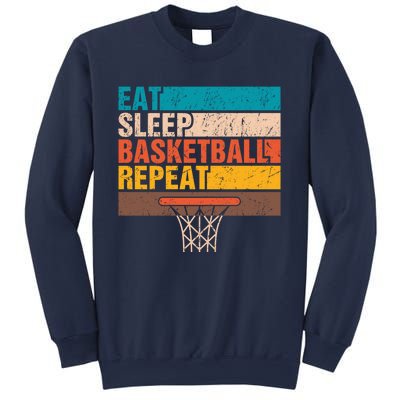 Eat. Sleep. Basketball. Repeat. Basketball Youths Bball Sweatshirt