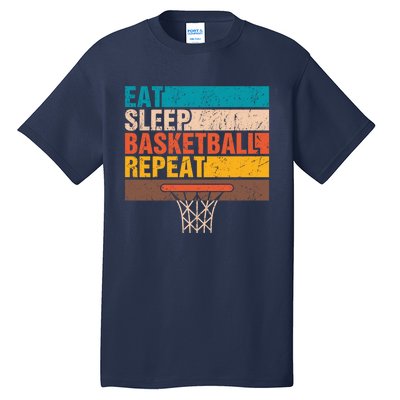 Eat. Sleep. Basketball. Repeat. Basketball Youths Bball Tall T-Shirt