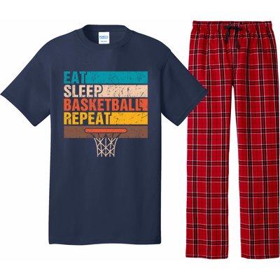 Eat. Sleep. Basketball. Repeat. Basketball Youths Bball Pajama Set