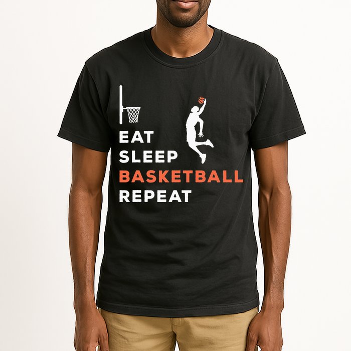 Eat Sleep Basketball Repeat Player Coach Hooper Tall T-Shirt