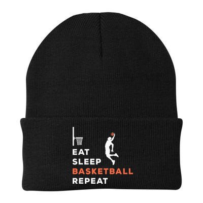 Eat Sleep Basketball Repeat Player Coach Hooper Beanie