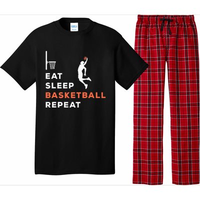 Eat Sleep Basketball Repeat Player Coach Hooper Pajama Set