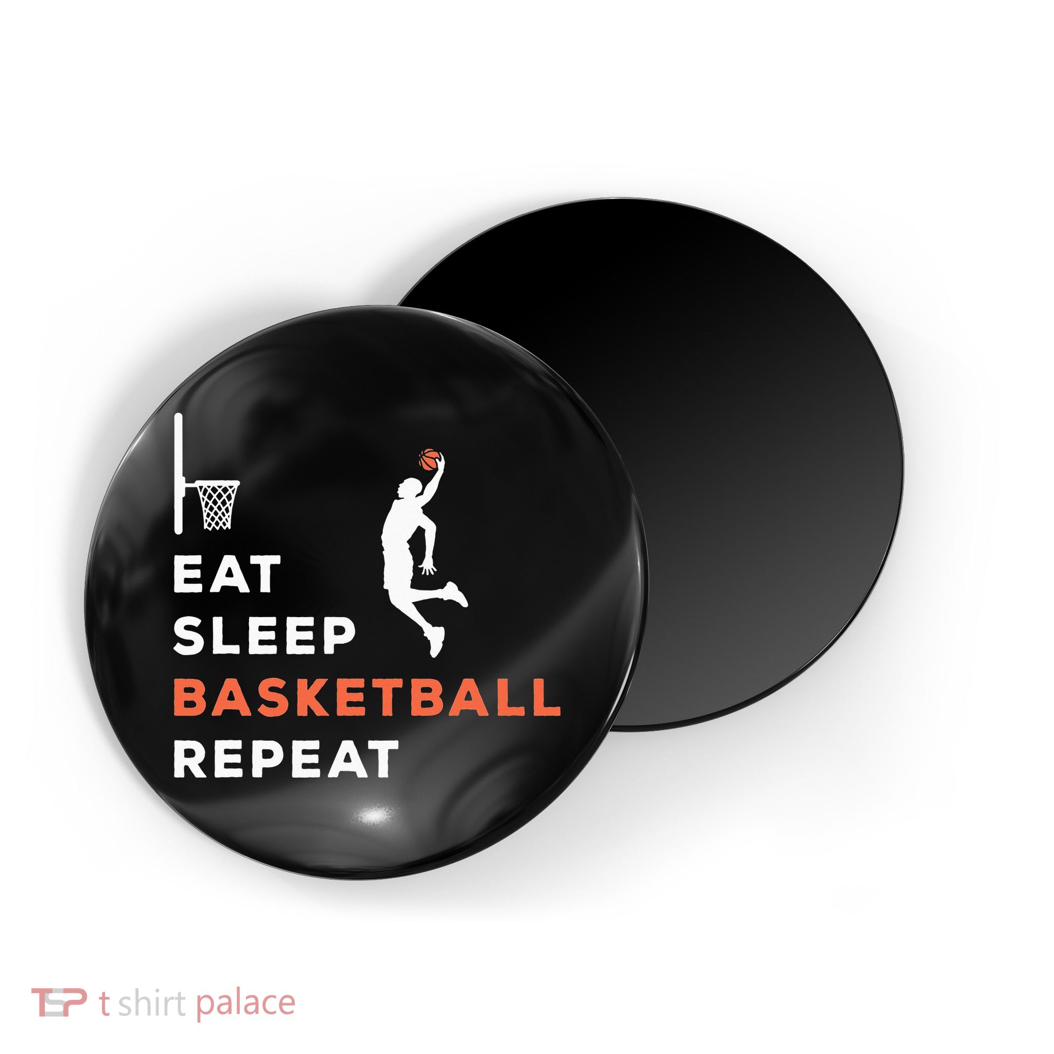 Eat Sleep Basketball Repeat Player Coach Hooper Magnet