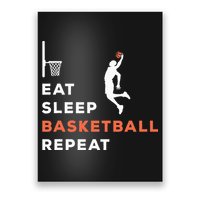Eat Sleep Basketball Repeat Player Coach Hooper Poster
