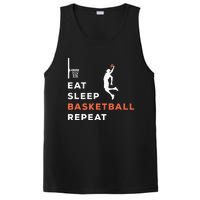 Eat Sleep Basketball Repeat Player Coach Hooper PosiCharge Competitor Tank