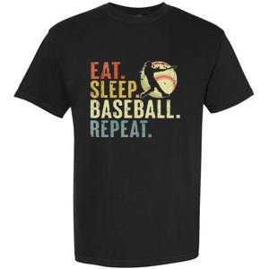 Eat Sleep Baseball Repeat Funny Baseball Lover Player Garment-Dyed Heavyweight T-Shirt