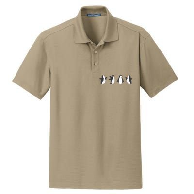 Emperor Sea Bird King Penguin Lover Penguin Dry Zone Grid Polo