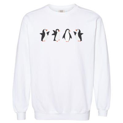 Emperor Sea Bird King Penguin Lover Penguin Garment-Dyed Sweatshirt