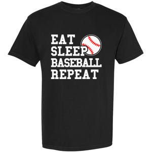 Eat Sleep Baseball Repeat Funny Baseball Lover Garment-Dyed Heavyweight T-Shirt