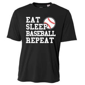 Eat Sleep Baseball Repeat Funny Baseball Lover Cooling Performance Crew T-Shirt