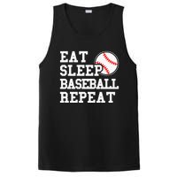 Eat Sleep Baseball Repeat Funny Baseball Lover PosiCharge Competitor Tank