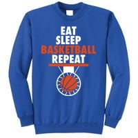 Eat Sleep Basketball Repeat Cool Basketball Sport Player Tee Gift Tall Sweatshirt