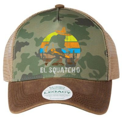 El Squatcho Bigfoot Sasquatch Legacy Tie Dye Trucker Hat