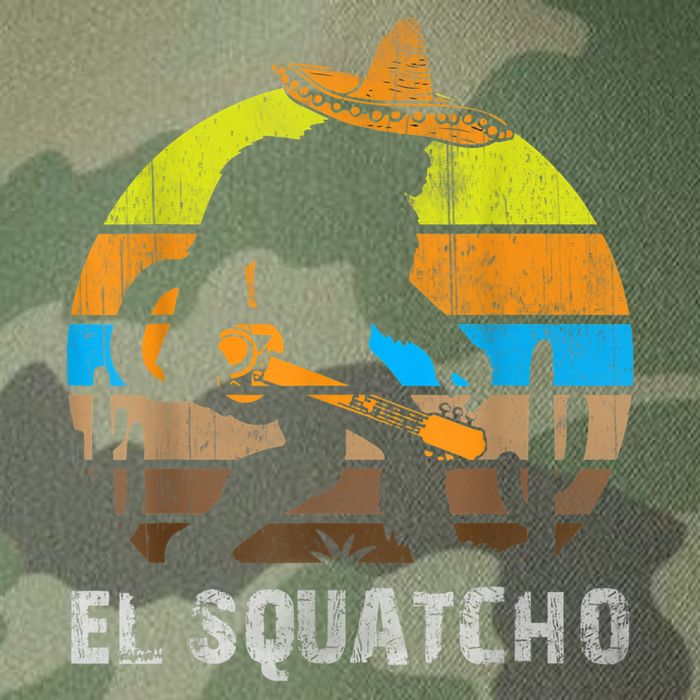 El Squatcho Bigfoot Sasquatch Legacy Tie Dye Trucker Hat