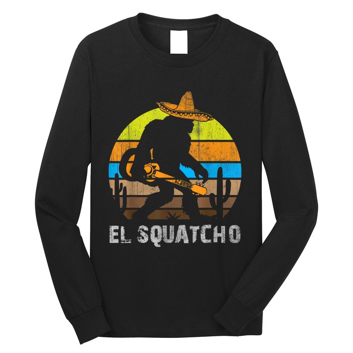 El Squatcho Bigfoot Sasquatch Long Sleeve Shirt