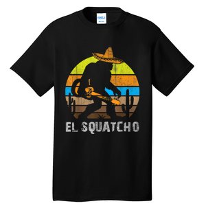 El Squatcho Bigfoot Sasquatch Tall T-Shirt