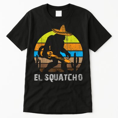 El Squatcho Bigfoot Sasquatch Tall T-Shirt